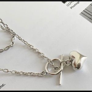 925 STERLING SILVER HEART CHARM PENDANT NECKLACE